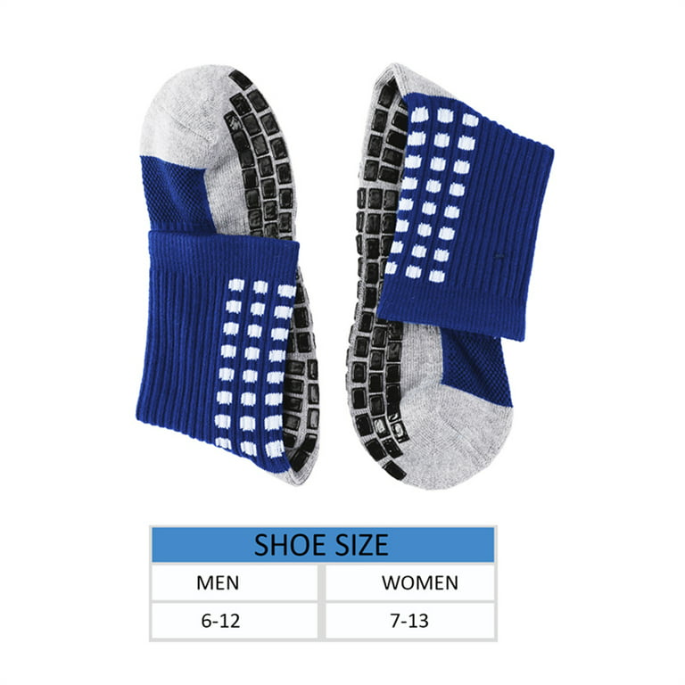 Men Grip Socks Anti Slip Non Skid Slipper Hospital Sports Athletic Socks  Men Women,for Indoor & Outdoor Activities 