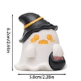 thumbnail image 3 of Halloween Ghost Figurines Decor - Cute Mini Resin Ghost Statues with Pumpkins for Home, Desk, Shelf & Party Decorations, Spooky Fun Halloween Decor, 3 of 6