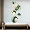 thumbnail image 3 of Designart "Contemporary Pastel Radiating Pink Heart V" Romantic Abstract Metal Wall Art Set of 5 Piece, 3 of 5