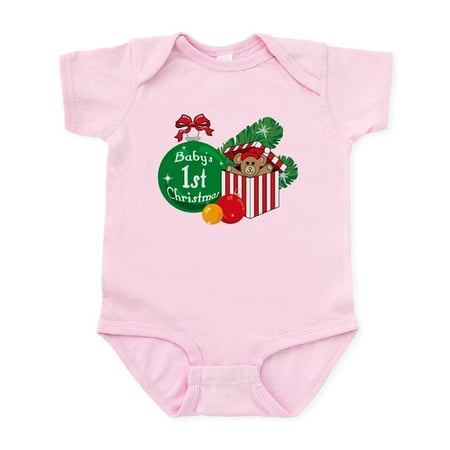 

CafePress - Baby s 1St Christmas Infant Bodysuit - Baby Light Bodysuit Size Newborn - 24 Months