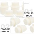 thumbnail image 2 of 5pcs Conical Glass Tube Stoppers Erlenmeyer Flask Stoppers Test Tube Stoppers for Labs, 2 of 9