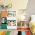 thumbnail image 2 of Costway Kids Toy Storage Cubby Bin Floor Cabinet Shelf Organizer w/2 Baskets White, 2 of 9