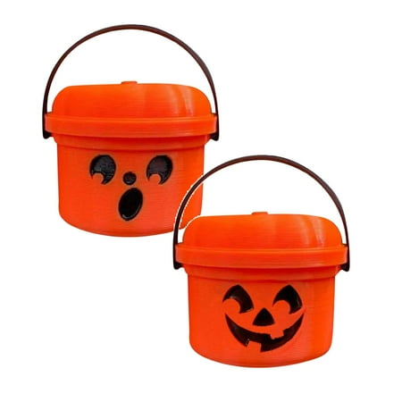 

Pumpkin Mini Bucket Pumpkin Bucket Mini Candy Holders Container For Kids Pumpkin Candy Bucket For Themed Party Decorations 2pcs Garden with