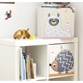 thumbnail image 3 of Organizador de almacenamiento para juguetes 3 Sprouts Cubo plegable con llama, 3 of 5