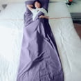 thumbnail image 4 of YIFAEUX Sleeping Bag with Pillowcase Super Soft Wear Resistant Waterproof Non-Fading Lightweight Foldable Travel Sheet, 4 of 6