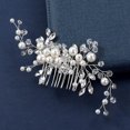 thumbnail image 4 of Tocados de flores y hojas Sincero Cristales para boda Accesorios de cabello, 4 of 4