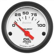 AUTO METER 5727 2IN OIL PRESS, 0-100 PSI, SSE, PHANTOM