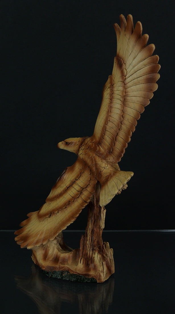Faux Carved Flying Eagle Wood Look Statue Walmart Canada
