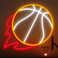 thumbnail image 1 of Letrero de Neón HAJAE Baloncesto LED 32x30 cm Regulable para Decoración de Pared, 1 of 9