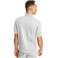 thumbnail image 3 of Hanes EcoSmart Men's Pocket Polo Shirt, 2-Pack White L, 3 of 3