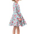 thumbnail image 2 of DISNIMO Girl Axolotl Doughnut Dress Girls Fall Dress Girls Long Sleeve Swing Dresses Girls Twirl Dress Size 15-16 Girls Lightweight Dress Long Sleeve Kids Soft Dresses Children School Dress Teens, 2 of 6