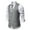 Grey, variant on Bcfgryg Mens Fashion Stripes Retro Casual Suit Vest Men's Jacket Black L