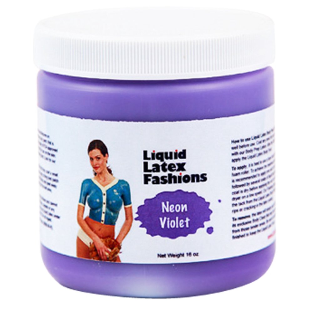16 oz Neon Violet Liquid Latex *Ammonia Free* Body Paint
