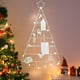 thumbnail image 5 of Decoraciones navideñas, adornos navideños, rejillas para árbol de Navidad, marco plegable para árbol de Navidad, árbol de Navidad perforado, decoración navideña de pared de hierro, rejilla de hierro, 5 of 6
