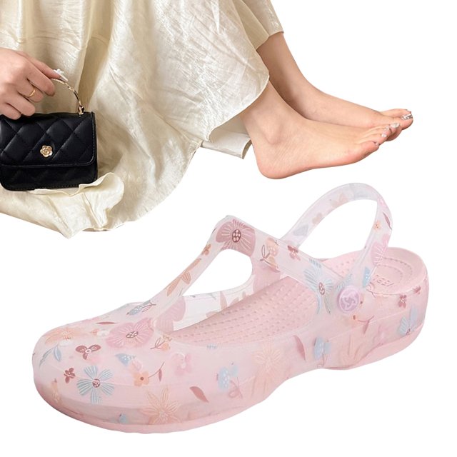 Shoes Garden Nurse Women Ligero para Las en La Playa (38) Rosa
