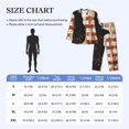thumbnail image 3 of KLL Wood Grain Bald Eagle Sleepwear Mens Flannel Pajamas,Long Cotton Pj Set, 3 of 7