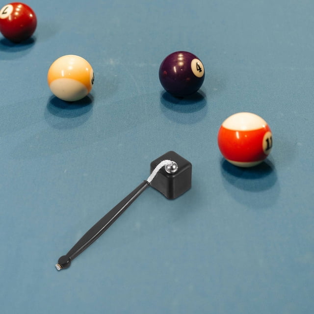 Raindrops Billiard Chalk Holder Pocket Clip Black Soft Plastic Durable Pool Cue Accessory