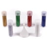 Hello Hobby Glitter Tubes With Funnel, 6-Pack