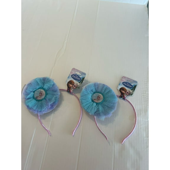 Lot of 4 Disney Frozen Hair Accessories – 2 Headbands   2 Headwraps