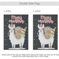 thumbnail image 3 of SKYSONIC Garden Flag Merry Christmas with Fun Alpaca Double-Sided Printed House Sports Flag 28x40 in Polyester Decorative Flags for Courtyard Garden Flowerpot, 3 of 6