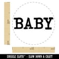 thumbnail image 2 of Baby Fun Text Self-Inking Rubber Stamp Ink Stamper - Black Ink - Medium 1 Inch, 2 of 7