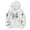 White, variant on Women's Hoodies Sweatshirts Casual Print Long Sleeve Hooded Sweatshirt with Zip Up Thermal Hoodie for Everyday Wear White S