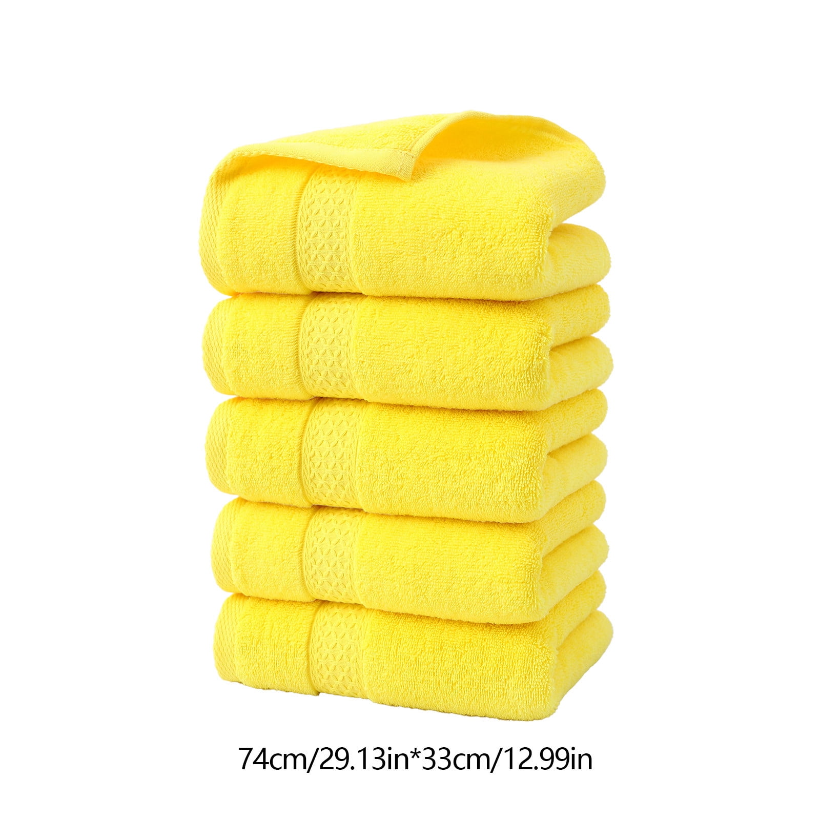 Summer Savings Clearance! Boovnll 5 Pack Hand Towels for Bathroom, 13x30" Super Soft & Absorbent Quick Dry Solid Color Cotton Towels, Thicken Microfiber Hand Towels for Hotel, Pool, Spa, Beach, Towels
