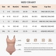 thumbnail image 7 of MANIFIQUE Women's Bra Free Bodysuits Tummy Control Shapewear Thong Body Shaper with Removable Pads, 7 of 7