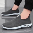 thumbnail image 6 of NOKIO Men's Walking Shoes Lightweight Breathable Knit Sneakers Comfortable S𝗅ip On Sport Shoes with Non-S𝗅ip Durab𝗅e Sole for All Day Standing,Work,Travel and Casual Wear, 6 of 6