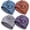 Light Gray, Light Purple, Pink, Light Blue, variant on 4 Pieces Cotton Chemo Turban Headwear, Soft Cancer Headwear Elastic Cancer Cap for Women with Hair Loss