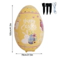 thumbnail image 3 of ddioayh Easter PVC Inflatable Eggs Outdoor Decoration with Bunny Design Easy Inflate Deflate Portable Waterproof for Patio Garden Party, 3 of 6
