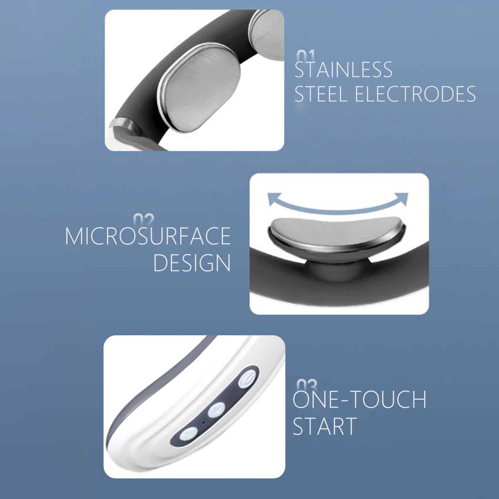Smart Neck Massager With Heat - Wireless Charging Model For Relaxation And Pain Relief