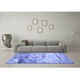 thumbnail image 3 of Ahgly Company Indoor Square Oriental Blue Industrial Area Rugs, 8' Square, 3 of 4