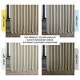 thumbnail image 3 of KeLiang Faux Linen Room Darkening Curtains - 96 Inches Long Extra Wide Luxury Linen Curtains for Bedroom & Living Room (1 Panel), 100W X 96L, Oatmeal, 3 of 9