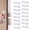 White, variant on 8 Packs Adhesive Cabinet Handles Self Stick Drawer, ABS Plastic Peel and Stick Handles for Cabinets, No Drilling Design Adhesive Drawer Pulls for Wardrobe Closet Window (Black)