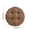 Brown, variant on EGYMEN Round Floor Seat Pillows Cushions 16" x 16", Soft Thicken Yoga Meditation Cushion Reading Cushion Chair Pad Casual Seating(Orange)