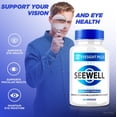 thumbnail image 3 of (2 Pack) Seewell Capsules, All-Natural Pills for Vision Support, Official Formula for Overall Eye Heath, Supplement for Clear Vision, See Well Optical Vitamins Reviews (120 Capsules), 3 of 8