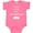 Hot Pink, variant on Inktastic Live Love Sandwiches Boys or Girls Baby Bodysuit