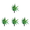 thumbnail image 3 of Set of 4 Garden Lanterns Solar Lights Outdoor Decorative Inserts Compact Stake, 3 of 8