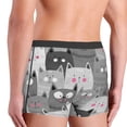 thumbnail image 5 of Haiem Cats Group Men's Boxer Briefs, Every Day Comfort Stretch Cotton Moisture-Wicking Underwear-Large, 5 of 9