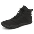 thumbnail image 3 of Gyexs Mens Snow Boots Size 13, Winter Shoes Women Wide Width, Breathable, Bungee, Riding, Almond Toe, Winter Clothes, Black, Size 7, 3 of 8