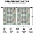 thumbnail image 2 of Blackout Kids Curtains,Boho Bohemia Flower Childrens Insulated Curtains Set Of 2,Bedroom Essentials,Toddler Room Decor 42"x54"(106x137cm), 2 of 4