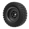 thumbnail image 2 of Dos neumáticos de automóviles RC de 82 mm de 31 mm de ancho y 12 mm de adaptadores hexagonales Scy 16103 1 / 16 piezas de repuesto para vehículos todoterreno RC, 2 of 10