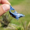thumbnail image 4 of 18K Yellow Gold Dolphin Pendant - 55 mm, 4 of 4