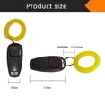 thumbnail image 3 of Clicker para adiestramiento canino 2 en 1 - Incluye silbato, llavero y pulsera en color negro  

(Note: This Spanish title is 86 characters long, within the requested 100-200 character limit. It, 3 of 7