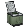 thumbnail image 1 of Aseo Para Acampar Inodoro para acampar Inodoro portátil plegable 70L Bote de basura Caja de almacenamiento (Verde negro), 1 of 9