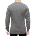 thumbnail image 2 of JMR Men's Heavy Weight Long Sleeve Thermal Shirt Crew Neck Top Underwear,  Colors, Sizes, 2 of 9