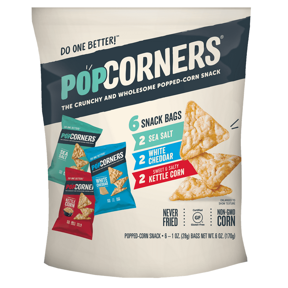PopCorners Flavor Variety Pack, Gluten Free, 6 Count