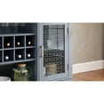 thumbnail image 4 of Miekor Modern Farmhouse Buffet Cabinet, Sideboard with 2 Drawers and Elegant Glass Door Cabinets, Wine and Glass Rack, Coffee Bar for Kitchen, Dining Room, Light Blue and Light Oak B5A4291, 4 of 9