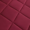 thumbnail image 2 of Ntbay 7 Piece King Bedding Comforter Set, Ultra Soft and Breathable Bed in a Bag, Includes Quilted Comforter, Fitted Sheet, Flat Top Sheet, 2 Envelope Pillowcases, 2 Pillow Shams, Wine Red, 2 of 8